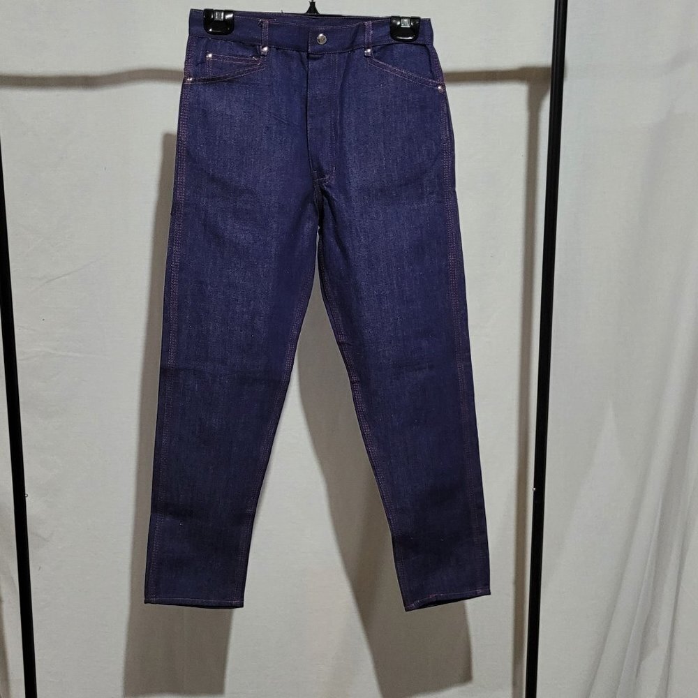 Wagon Trail jeans vintage dark wash Western high rise denim pants cowgirl new